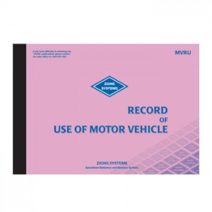 MVRU - Record Use of Motor Vehicle