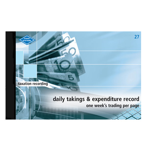 27- Daily Takings and Expenditure