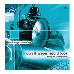 76L - Hours and Wages Record Book (Large)