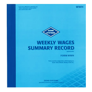WWH - Weekly Wages Summary Record Book