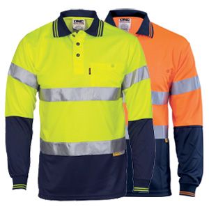 Hivis D/N Cool-Breathe Polo Shirt With 3M 8906 R/Tape