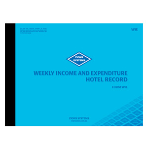 WIE - Weekly Income and Expenditure Hotel Record Book